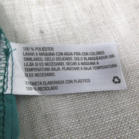 Merona Blouse Top Women's Size XX-Large Green Floral Sleeveless Pullover Polyest - Picture 8 of 8